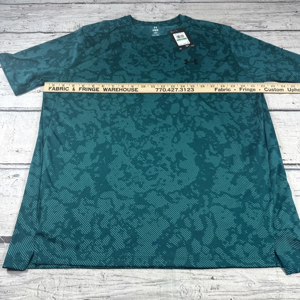 Under Armour Tech Vent Tee Men's Geode Green Moisture Wicking New size L NWT